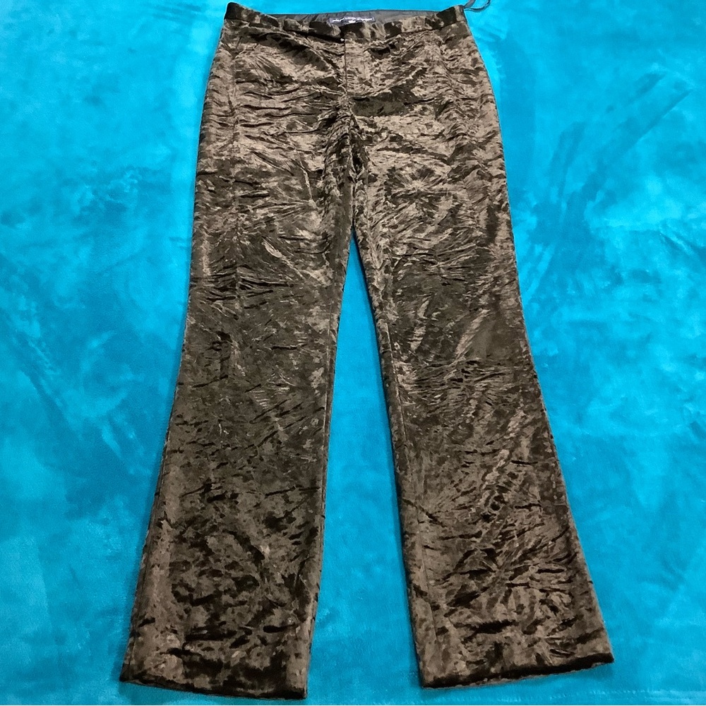 Ralph Lauren Sport dark brown velour velvet dress pants